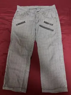 Lee チェック柄 クロップドパンツ ジップポケットのサムネイル
