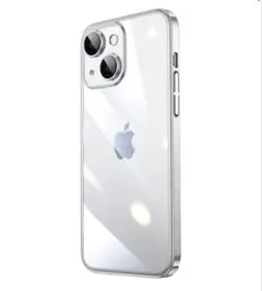 iPhone15クリアケース メッキ ハードケース 指紋防止 汚れにくい スリム