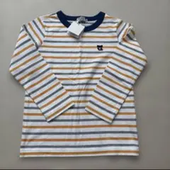 新品未使用　ミキハウス　ダブルビー　DOUBLE-B ボーダー 長袖カットソー