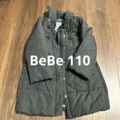 BeBe グレー ダウンコート 110 女の子