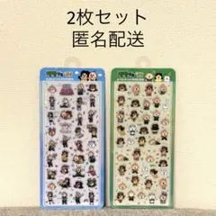 韓国限定 パンパンイ 3D ボンボンドロップシール 2枚セット