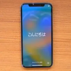 iPhone X 本体 256GB ホワイト シルバー ドコモ 完動品 即納