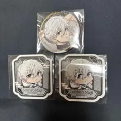 ブルーロック　スマイルベースカフェ　缶バッジ　特典　ステッカー　凪