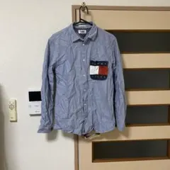 TOMMY JEANS 長袖シャツ ブルー Mサイズのサムネイル