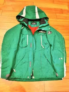 ellesse ブルゾンジャケット M-L赤レッド スキー/スノボ 年代物 - メルカリ
