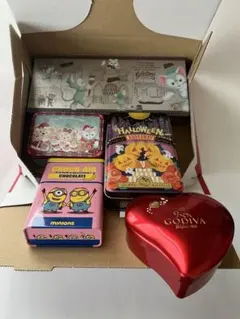 ディズニー等の空き缶セット