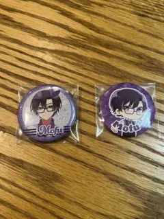 カラフルピーチ もふ 缶バッジ ２個セット　からぴち