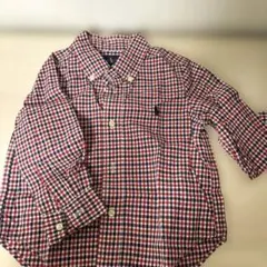Ralph Lauren 24M チェック柄長袖シャツ　90センチ