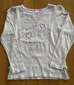 Mezzo Piano 長袖カットソー (M)150cm 薄紫色