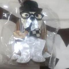 犬のキャラクターブローチ 約7cm