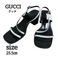 訳あり‼️GUCCIサンダル　ホワイトバージョン　ヴィンテージ　25.5㎝