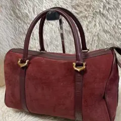 Cartier カルティエ ボストンバッグ スエード レザー マストライン ロゴ Cartier カルティエ マストライン ボストンバッグ スエード
