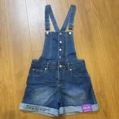 JENNI LOVE デニムオーバーオールショートパンツ
