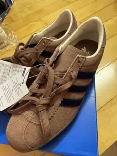 adidas シュタット　スニーカー ブラウン ネイビー