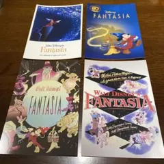 ディズニー ファンタジア80周年 ポストカード4種セット