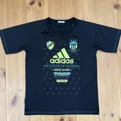 adidas 黒 Tシャツ 130-140cm位