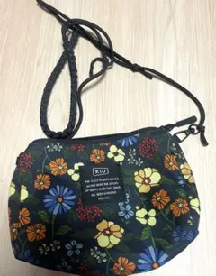 KiU パラコードサコッシュポーチ 花柄