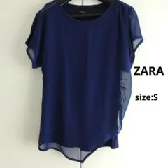 ZARA シースルー半袖カットソー