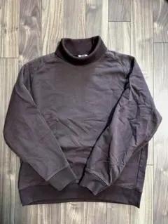 UNIQLO U スウェットタートルネックシャツ　パープル　L