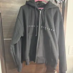 STUSSY ジップアップパーカー ブラック Mサイズ
