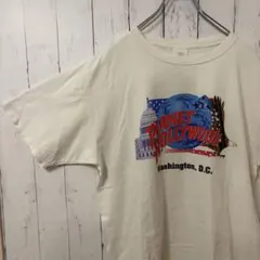 90s プラネットハリウッド Tシャツ L 白 1991年製 USA製 アメカジ