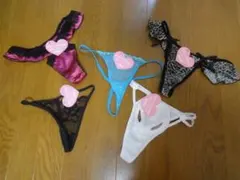 新品★レディースセクシーショーツ５枚セット☆Tバック☆ F 011