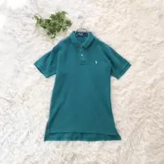 POLO by Ralph Lauren【M】半袖 ターコイズ ポロシャツ 春夏