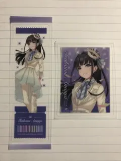 ローソン　学園アイドルマスター クリアシート 雨夜燕