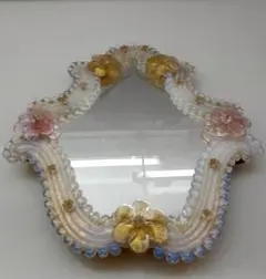 MURANO ムラノ オパ－ルセント 花飾り ウォールミラー 壁面 鏡 2026年最新】ムラーノガラス ミラーの人気アイテム - メルカリ