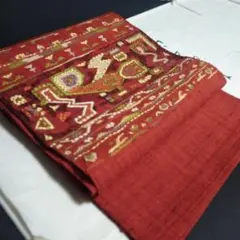 未使用 真錦紬袋名古屋帯