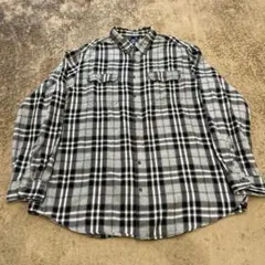 george US古着 ヴィンテージ 90s 3XL チェック ネル 長袖シャツ