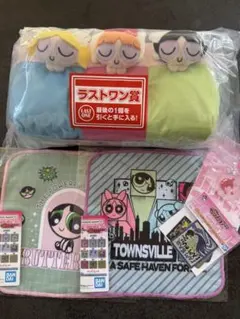 パワーパフガールズ ラストワン賞 おやすみガールズ♪ティッシュケース