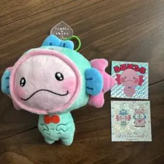 うぱごろう × ハンギョドン ぬいぐるみキーホルダー 佐藤大樹