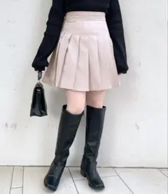 OLIVE des OLIVE プリーツスカート