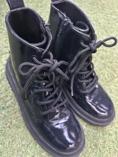 ZARA レースアップブーツ ブラック 34 21.5cmのサムネイル