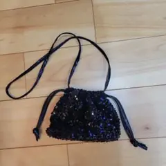 TOBECHIC スパンコールバック ブラック