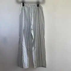 ゆ*り様 ▽メンズ　楽ちんパンツ　ストライプ　ワイドパンツ　リラックス　ズボン