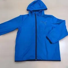 PUMA フード付きジャケット ウインドブレーカー　サイズ140 青