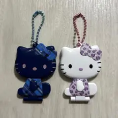 ハローキティ ミラーコレクション キーホルダー 2点セット