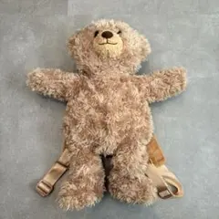 クマ型リュック ベージュ フリース素材