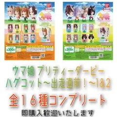 ウマ娘 プリティーダービー ハグコット　～出走直前！1 ＆2 全16種
