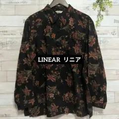 LINEAR リニア　花柄 ブラック 美品✨️