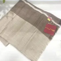 新品✨ KUNA 70% ベビーアルパカ 200×70cm ストール　ベージュ