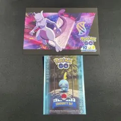 ポケモンセンター 限定シール カード ポケモンgo メッソン ミュウツー 非売品のサムネイル