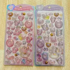 うるちゅるポップシール　マイメロディ・クロミ