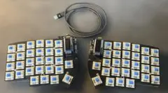 ortho47t トラボ付き オーソリニア ロープロファイル 有線分割