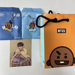 BT21 アクリルキーチェーン Shooky & Bts セット