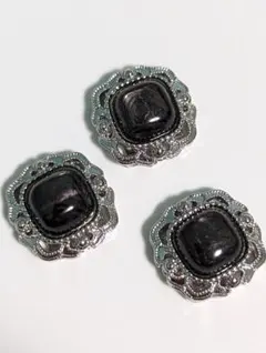 オブシディアン パーツ ブレスレット 天然石 シルバー