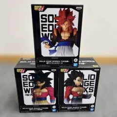 ドラゴンボールGT 超サイヤ人4悟空 ベジータ ゴジータ フィギュア3体セット