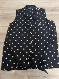 フレッドペリー　ドット　ブラウス　スカート　セットアップ　ワンピース